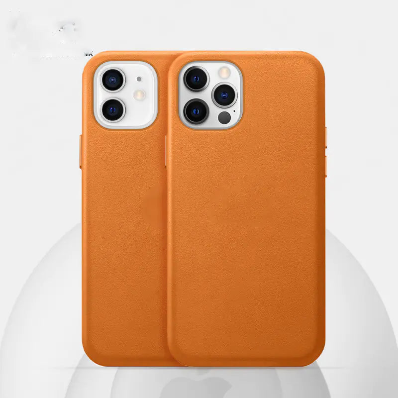 Magnetic Leather Protective Case for Phone 12