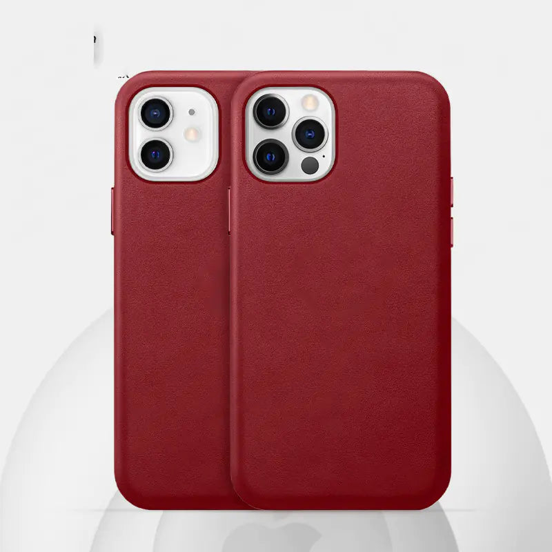 Magnetic Leather Protective Case for Phone 12