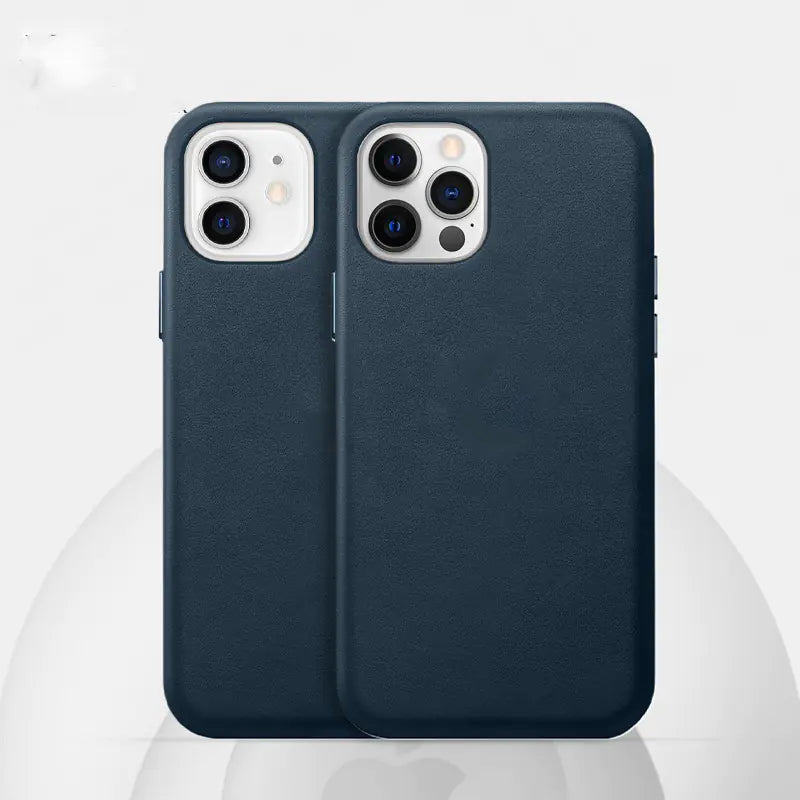 Magnetic Leather Protective Case for Phone 12
