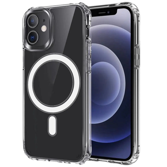 Transparent Magnetic Phone Case for iPhone 12