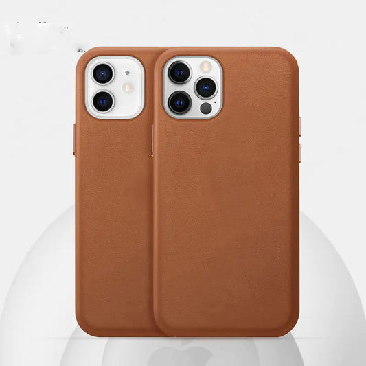 Magnetic Leather Protective Case for Phone 12